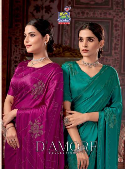 D’AMORE VOL-29 BY VISHAL SAREE PRINTED SAREE WHOLESALER IN INDIA